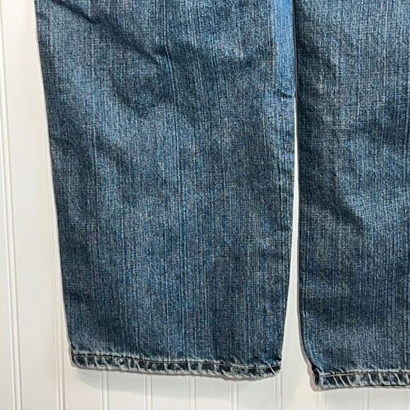 Levis 559 Jeans Relaxed Straight Men 50X32 Medium Blue Wash Chore Cowboy Western - Picture 10 of 12